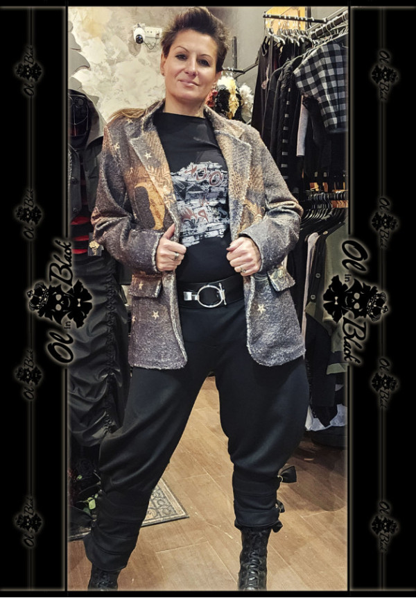 BLAZER ESTAMPADO BOUCLÉ TU