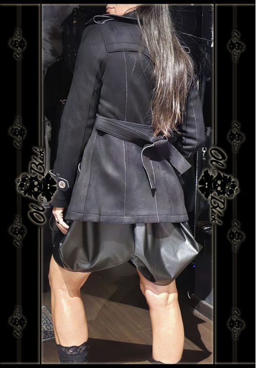 ABRIGO TRENCHCOAT EFECTO ANTE