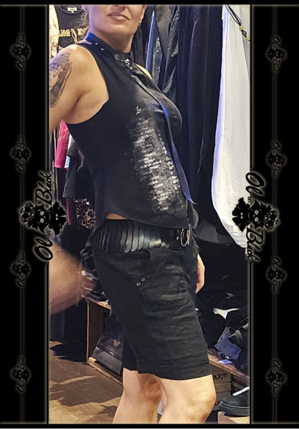 PANTALON CORTO 100%LINO