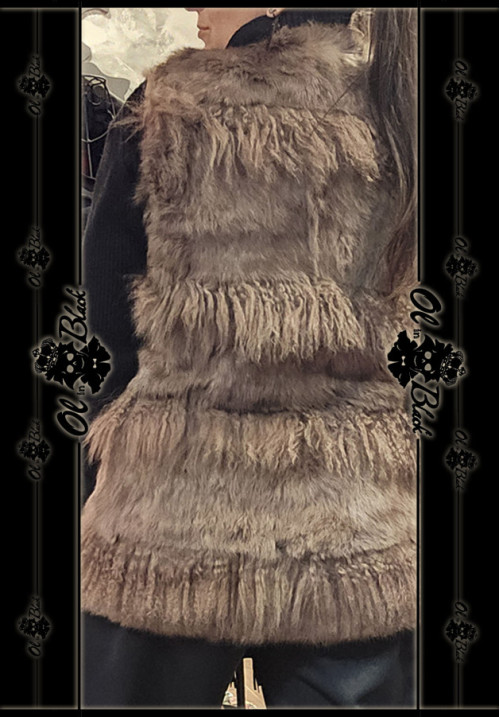 CHALECO 100%PELO DE CONEJO