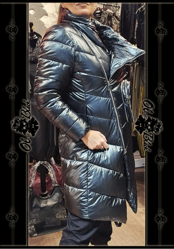 PLUMIFERO VERDE AZULADO CON BOLSILLOS