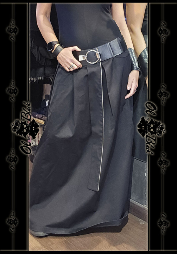 FALDA LARGA CREMALLERAS