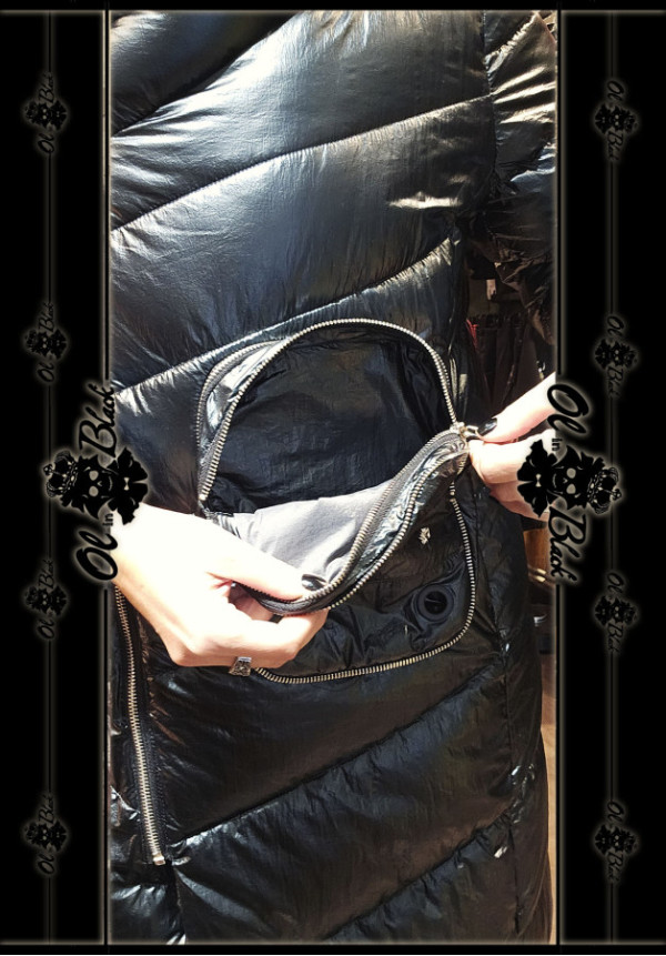 PLUMIFERO VERDE AZULADO CON BOLSILLOS