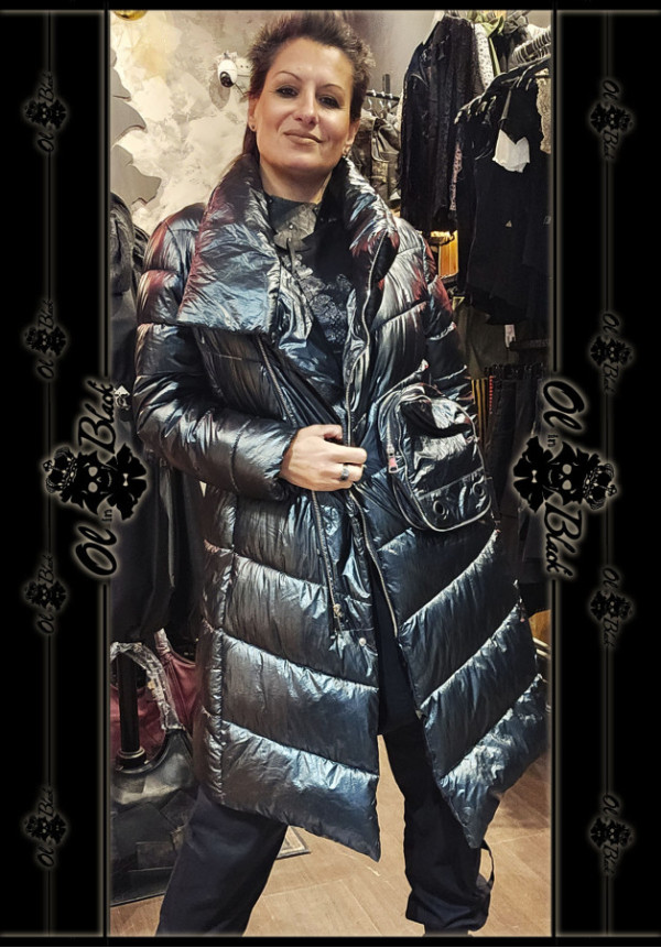 PLUMIFERO VERDE AZULADO CON BOLSILLOS