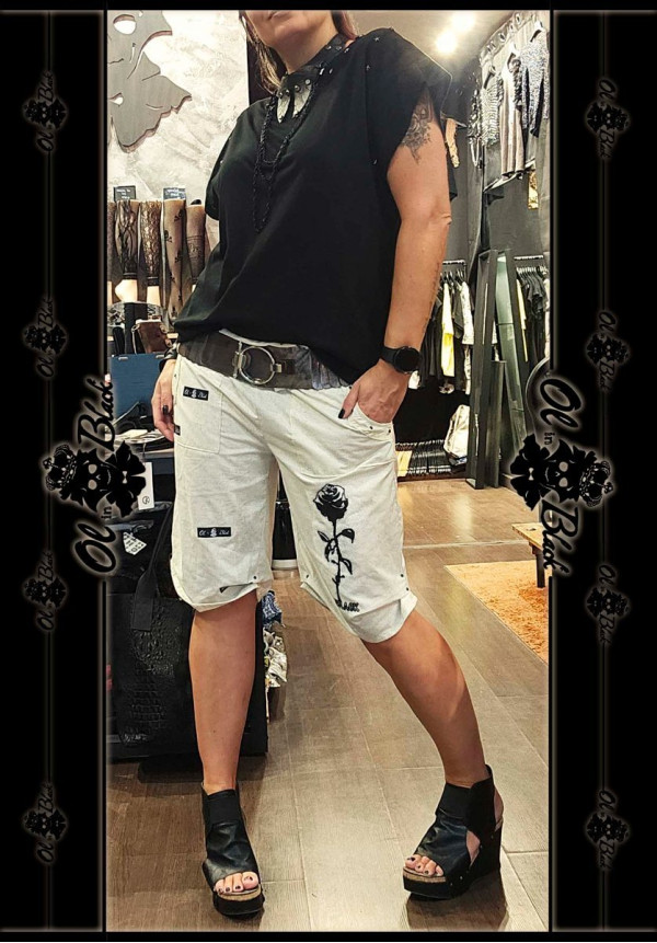 PANTALON RODILLA PIEDRA-ROSA NEGRA