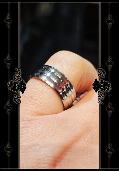 ANILLO AC. INOX. COLOR PLATA