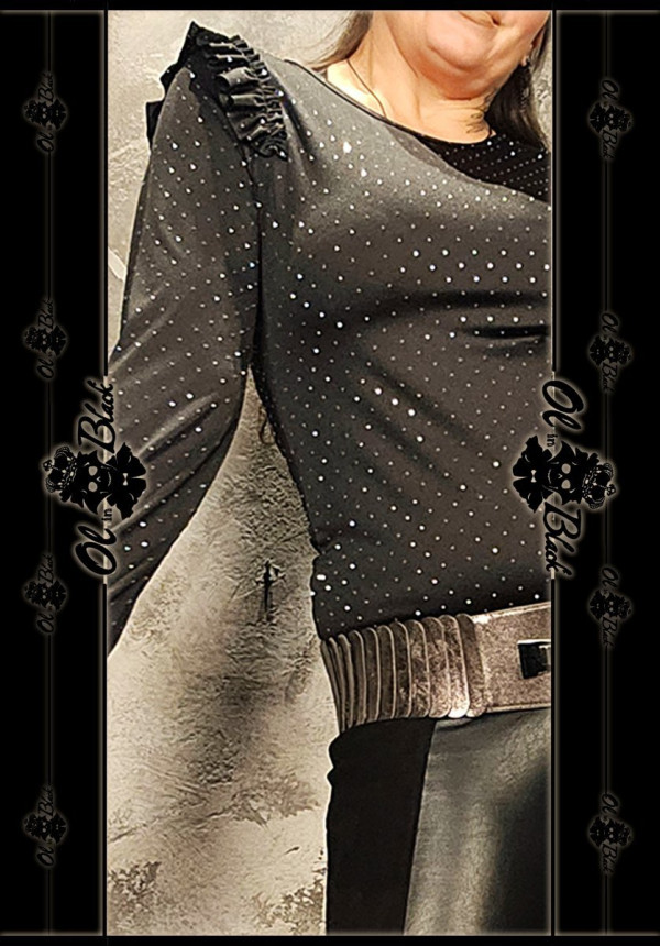 CAMISETA CANALÉ ML STRASS TU