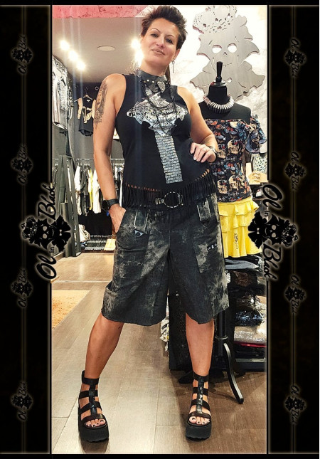 PANTALON CORTO DENIM