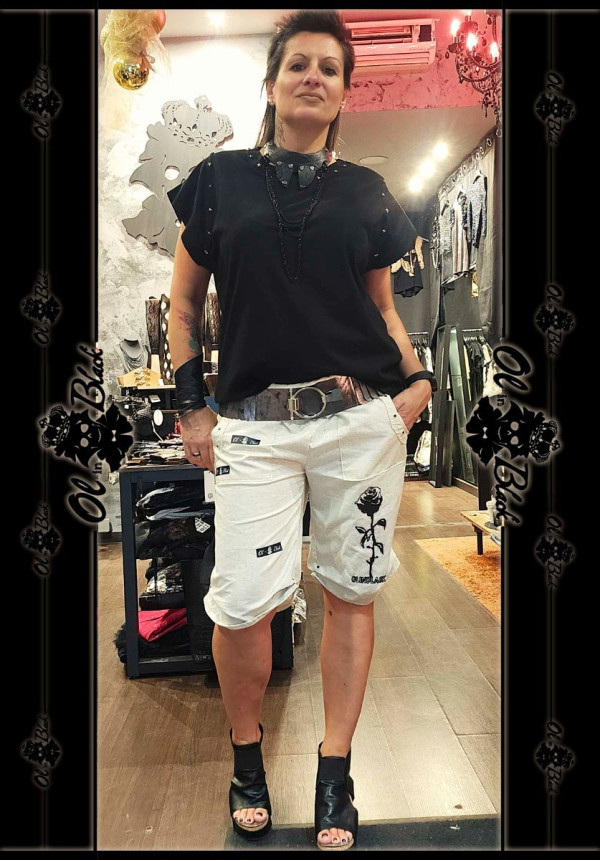 PANTALON RODILLA PIEDRA-ROSA NEGRA