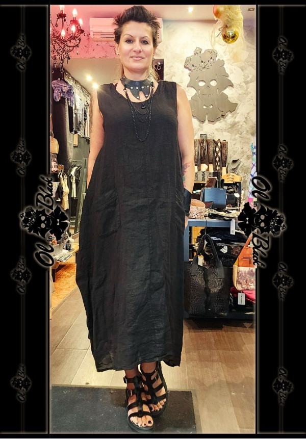 VESTIDO LINO OVERSIZE