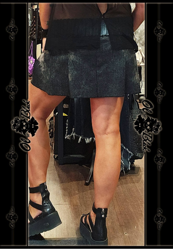 MINIFALDA DENIM CADENAS