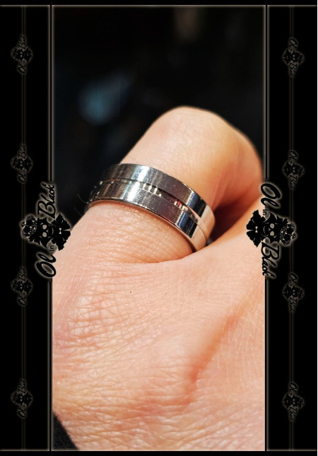 ANILLO AC. INOX. COLOR PLATA