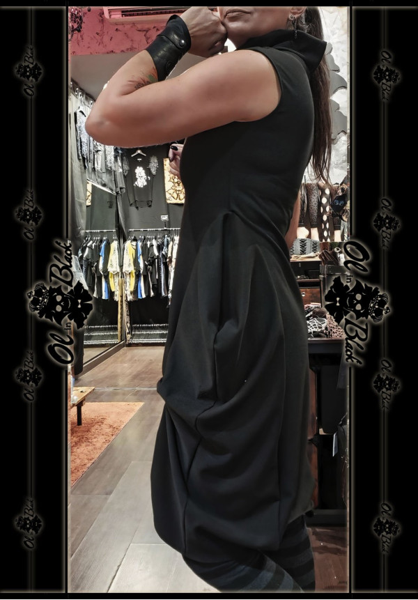 VESTIDO DRAP SIN MANGAS