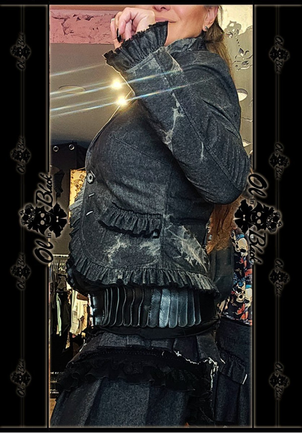 CHAQUETA DENIM VOLANTES