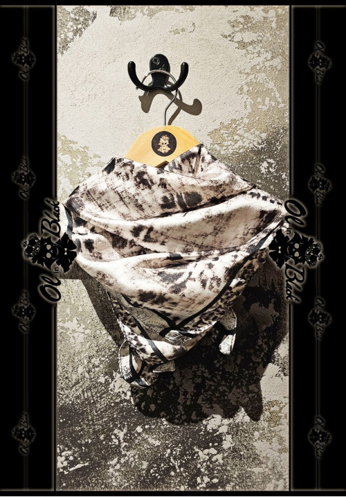 PAÑUELO SEDA JASPEADO