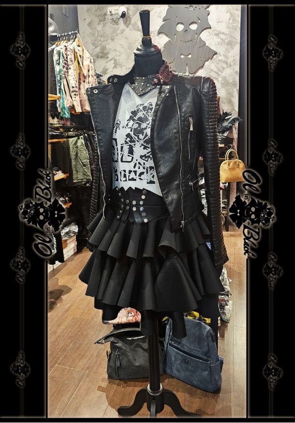 FALDA DE VOLANTES 3 CAPAS