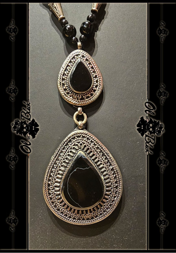 COLLAR ONIX 2 PIEDRAS
