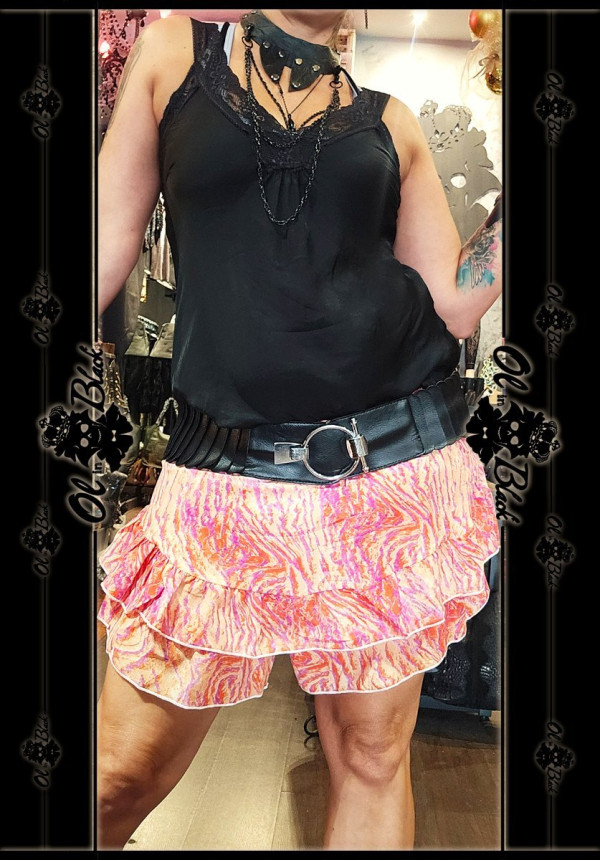 MINIFALDA PANTALÓN ESTAMPADA