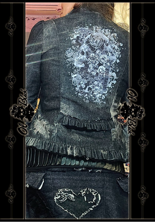 CHAQUETA DENIM VOLANTES