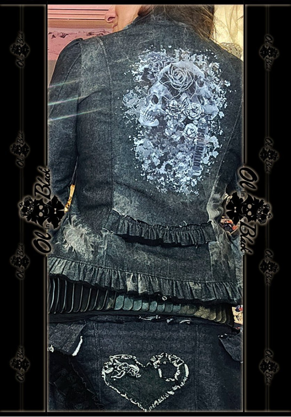 CHAQUETA DENIM VOLANTES