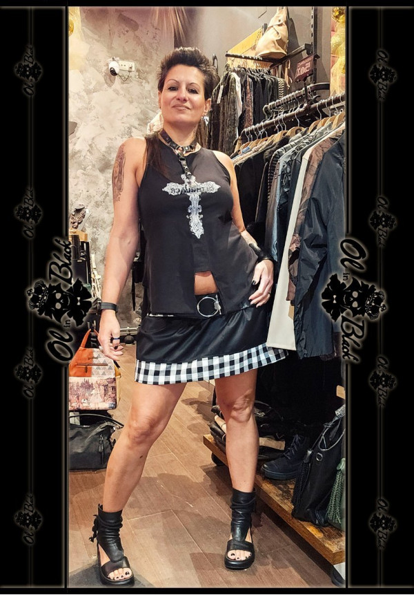 MINIFALDA REVERSIBLE CUADROS