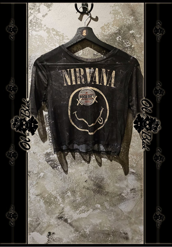 NIRVANA MESH CROP TOP