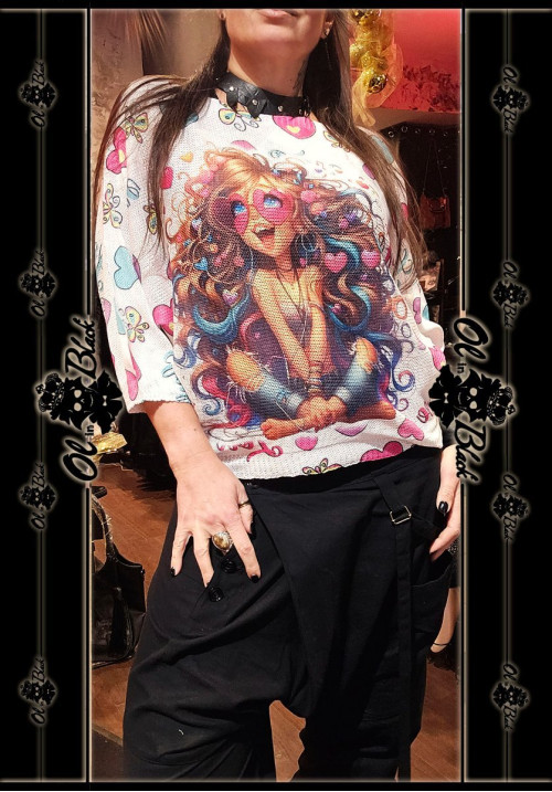 JERSEY FINO MANGA FRANCESA NIÑA RIZOS