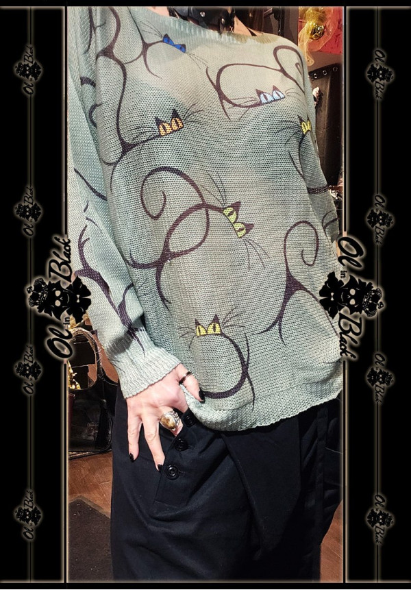 JERSEY FINO MANGA LARGA GATOS