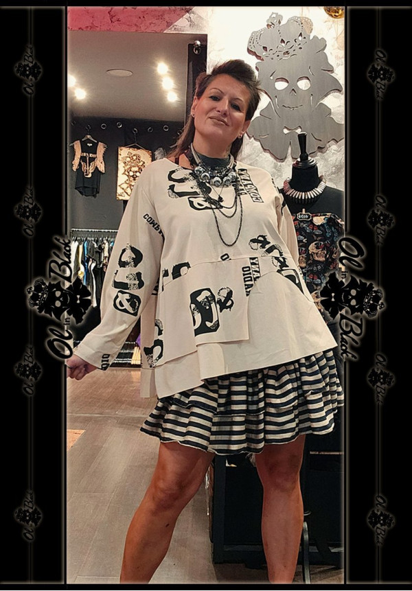 JERSEY TEXTO BEIGE ALGODON TU