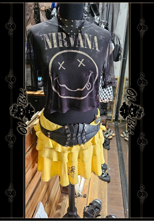 NIRVANA MESH CROP TOP