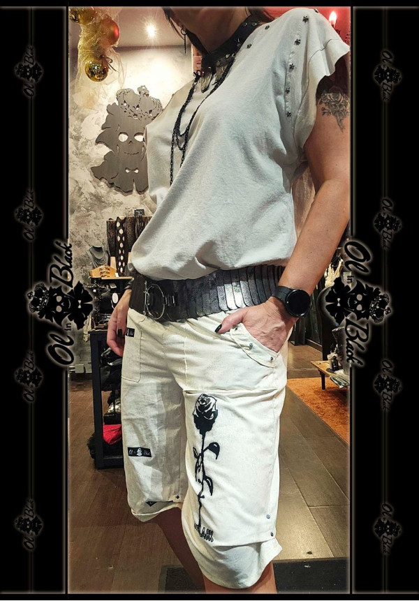 PANTALON RODILLA PIEDRA-ROSA NEGRA
