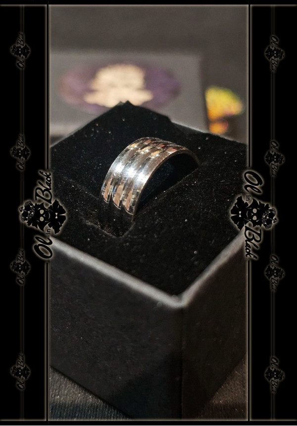 ANILLO AC. INOX. COLOR PLATA