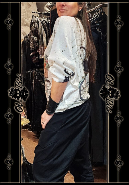 JERSEY FINO MANGA FRANCESA GATITO BICI