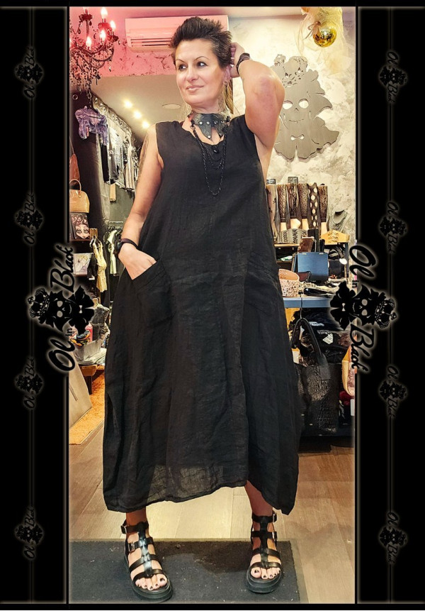 VESTIDO LINO OVERSIZE