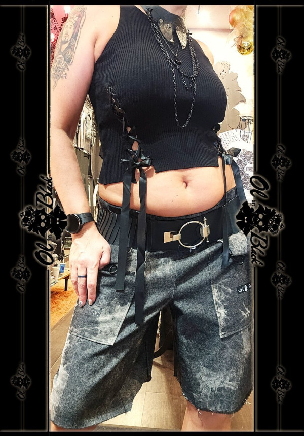 PANTALON CORTO DENIM