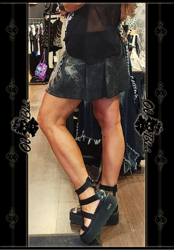 MINIFALDA DENIM CADENAS