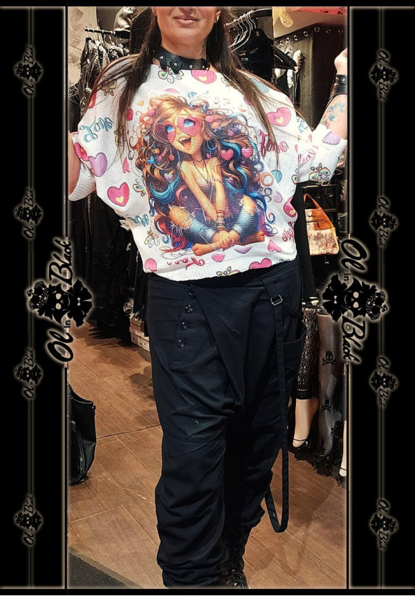 JERSEY FINO MANGA FRANCESA NIÑA RIZOS