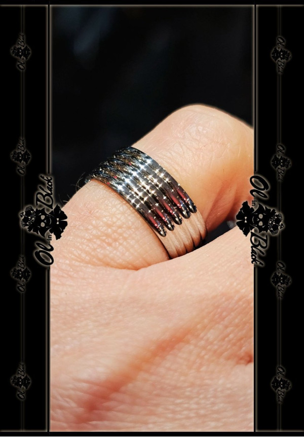 ANILLO AC. INOX. COLOR PLATA