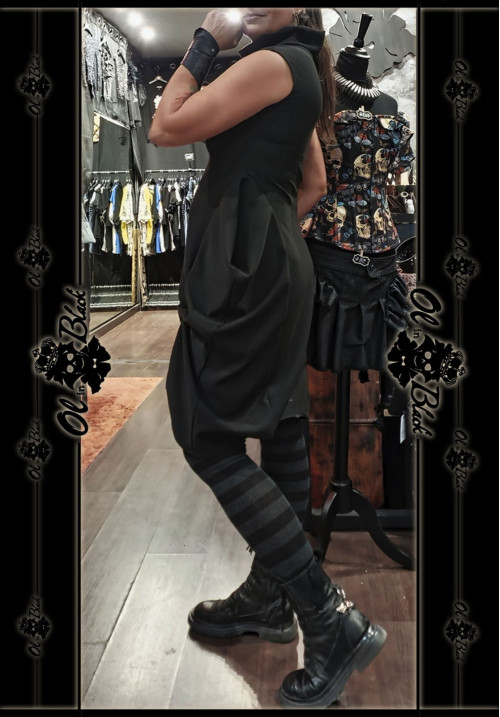 VESTIDO DRAP SIN MANGAS