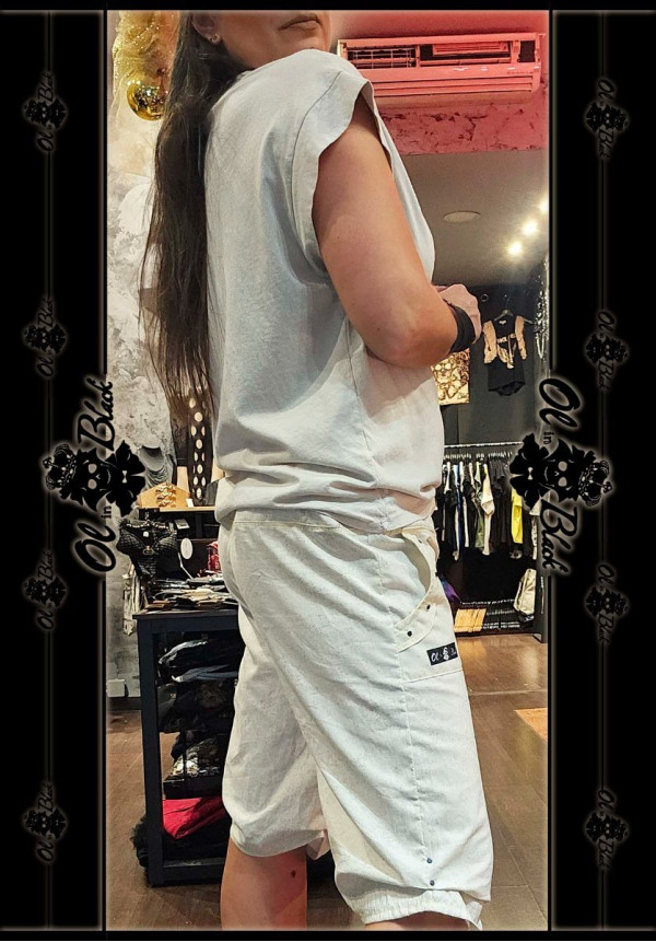 PANTALON RODILLA PIEDRA-ROSA NEGRA