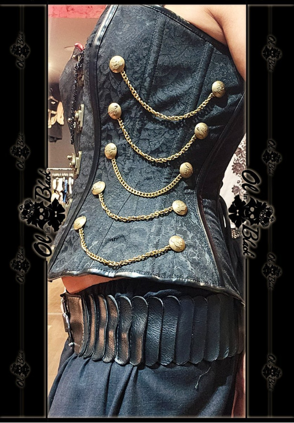 CORSET STEAMPUNK HEBILLAS