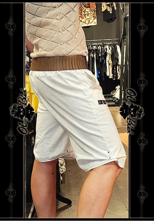 PANTALON CORTO CRUDO CRUZ MARRÓN