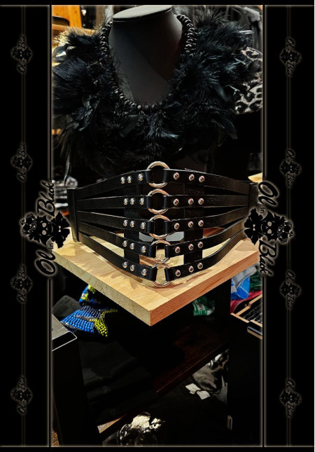 CINTURÓN TIRAS TACHUELAS ELÁSTICO TU