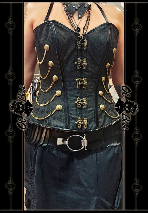 CORSET STEAMPUNK HEBILLAS