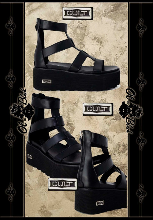 SANDALIA GLADIADOR CUERO CULT
