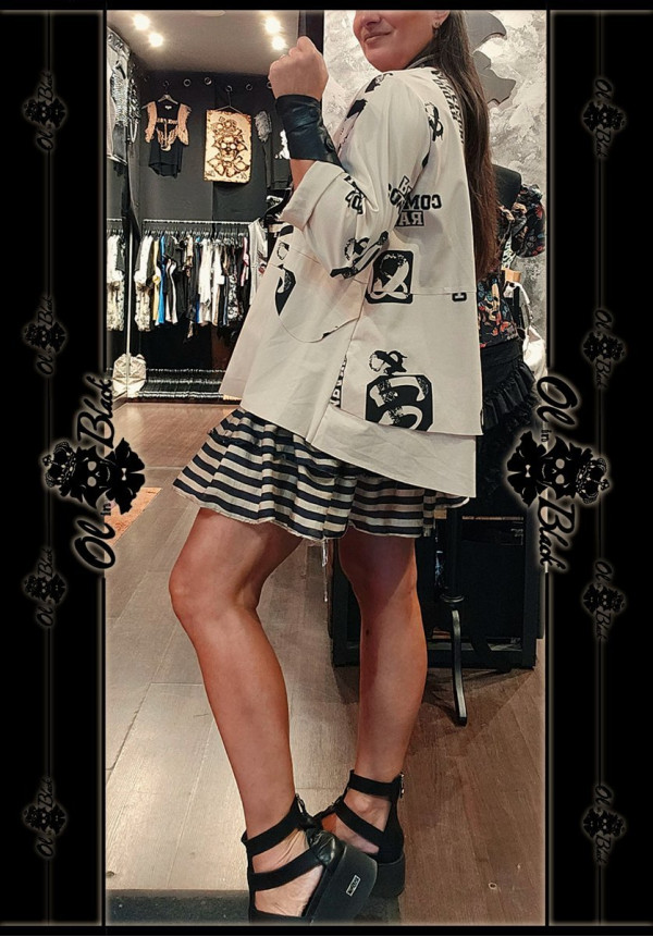 JERSEY TEXTO BEIGE ALGODON TU
