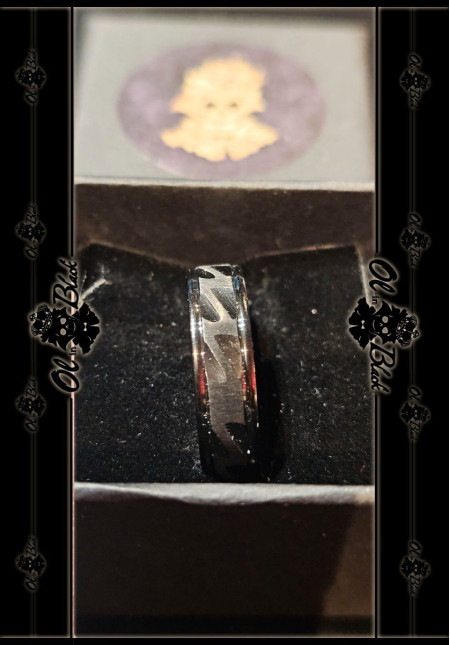 ANILLO NEGRO AC. INOX. SIERRA