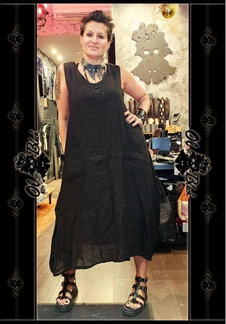 VESTIDO LINO OVERSIZE