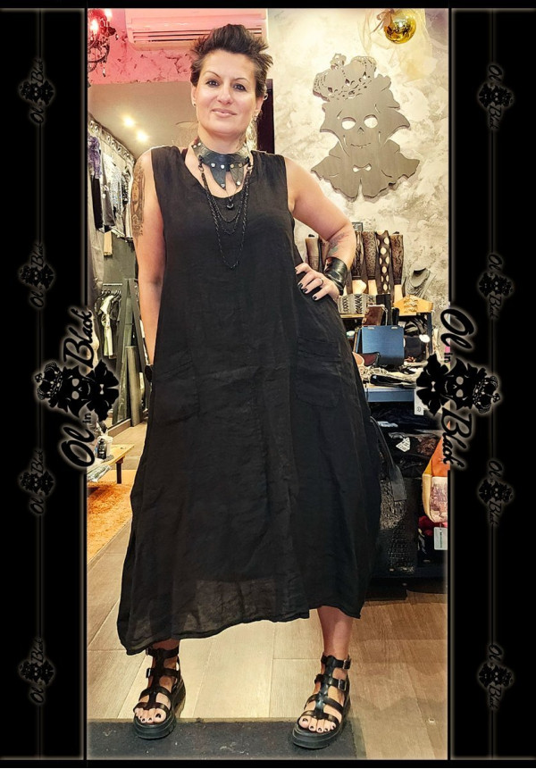 VESTIDO LINO OVERSIZE