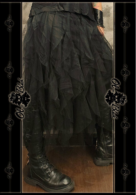 FALDA MIDI GASA CAPAS